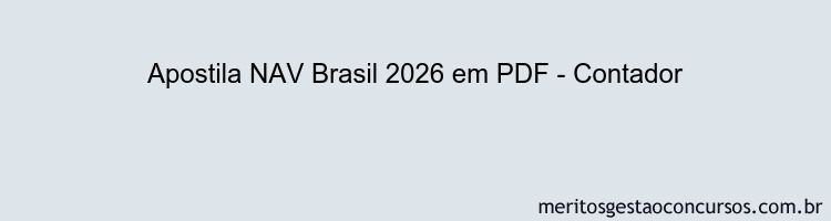 Apostila Concurso NAV Brasil 2026 - Contador