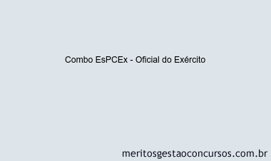 Combo EsPCEx - Oficial do Exército