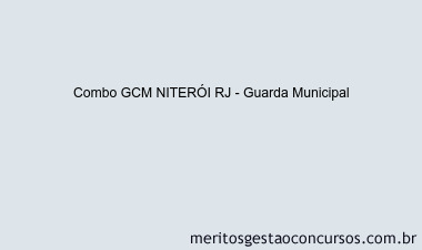Combo GCM NITERÓI RJ - Guarda Municipal
