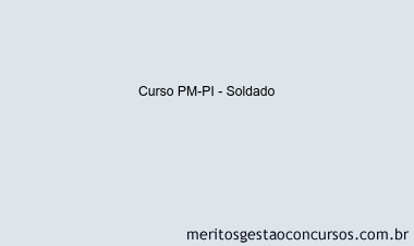 Curso PM-PI - Soldado