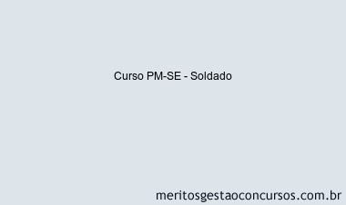 Curso PM-SE - Soldado