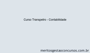 Curso Transpetro - Contabilidade