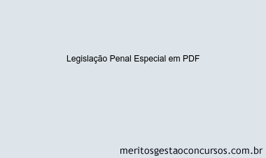 Legislação Penal Especial